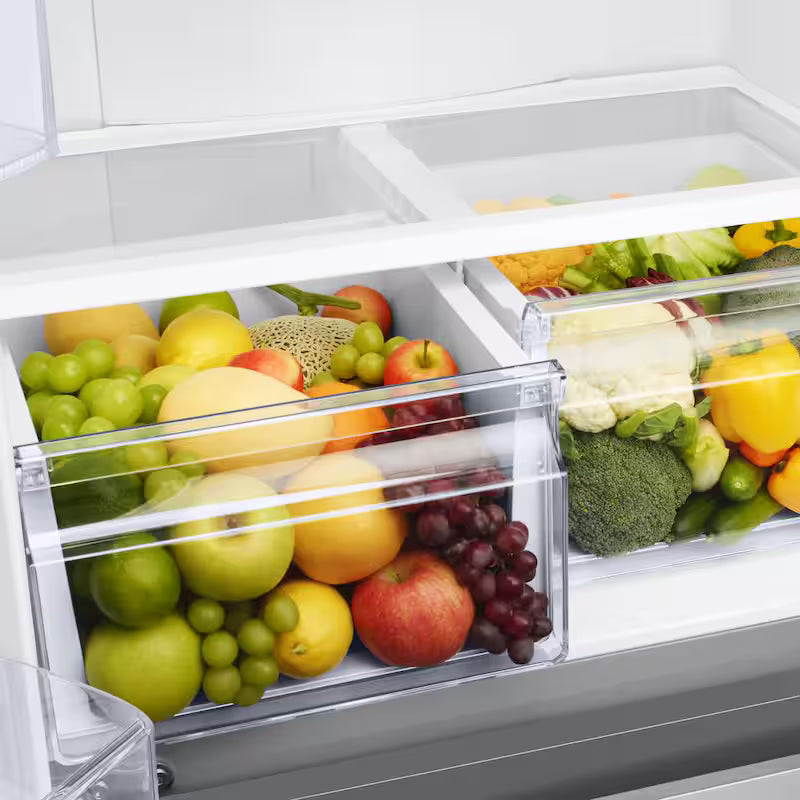 17.5 cu. ft. Counter Depth French Door Smart Refrigerator, Stainless Steel P831735