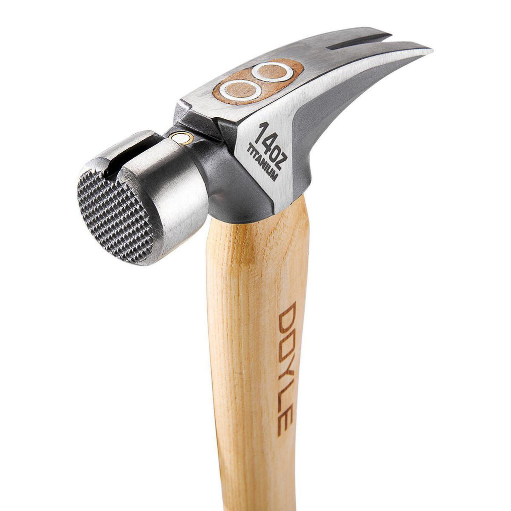 DOYLE 14 oz. Titanium Milled-Face Framing Hammer K839344