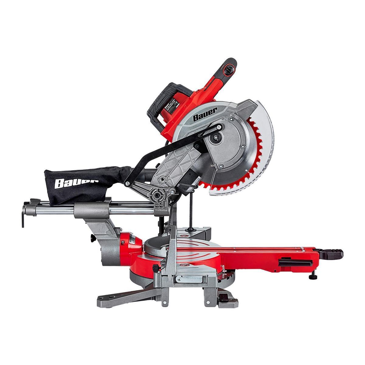 BAUER 10 in. Dual-Bevel Sliding Miter Saw H79528