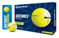 TaylorMade 2021 Distance Plus Golf Balls, 12 Pack, White