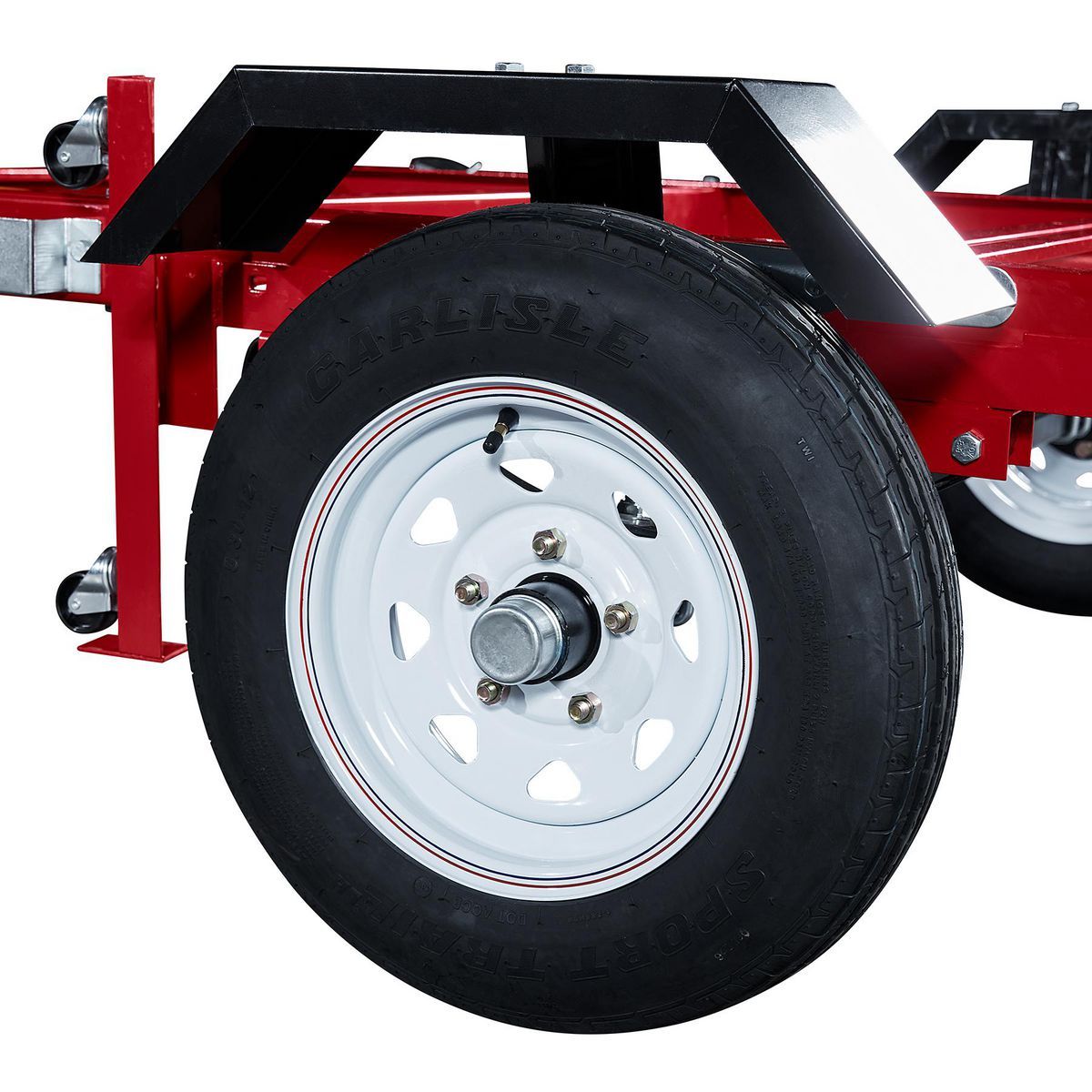HAUL-MASTER 1720 lb. Capacity 4 ft. x 8 ft. Folding Trailer K33488