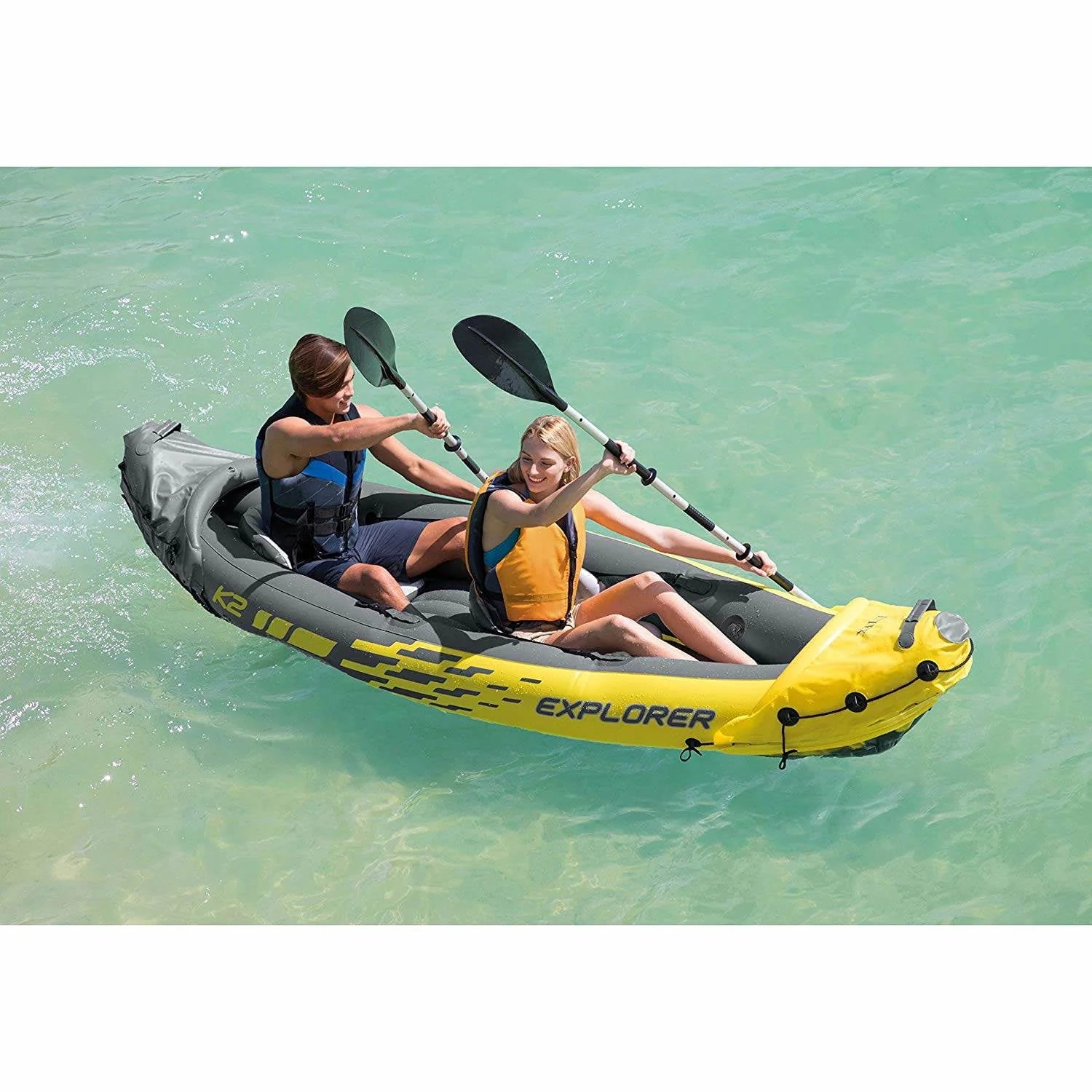 Intex Explorer K2 Inflatable Kayak with Oars and Pump S135