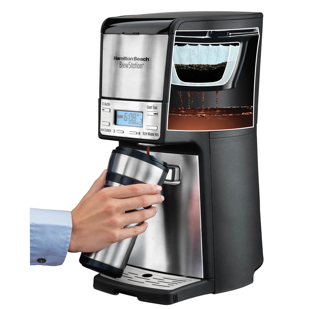 Hamilton Beach BrewStation Summit 12 Cup Programmable Coffee Maker 48465 N183