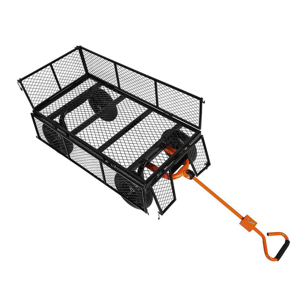 Steel Utility Cart 1200 lb Capacity with Removable Sides R5280