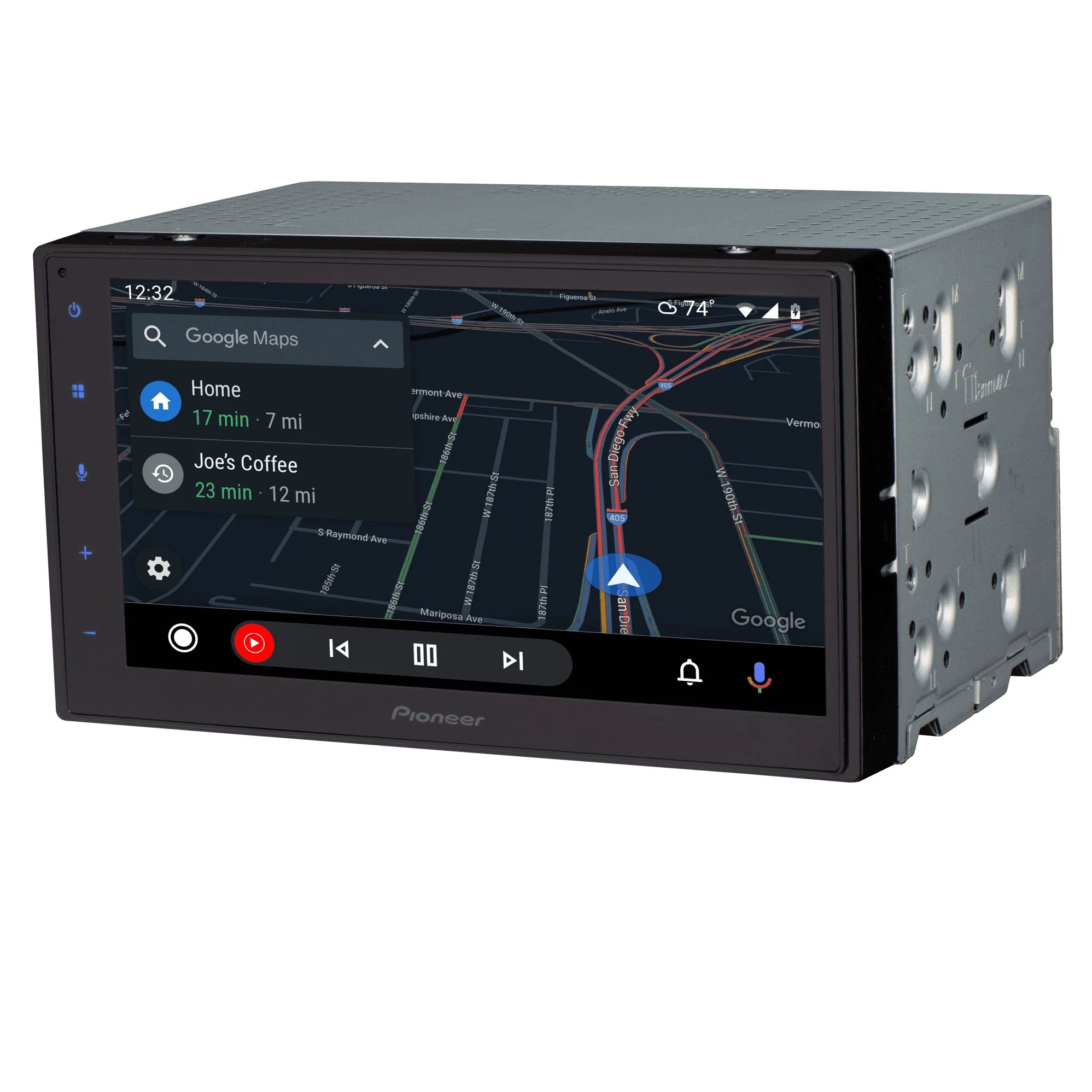 Pioneer DMH-160BT 6.8" Digital Media Receiver with Bluetooth, Double Din W8842