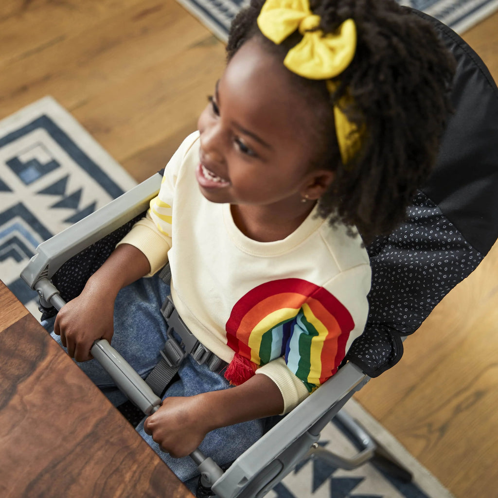 Cosco Kids Simple Fold High Chair, Noir Dot G88620