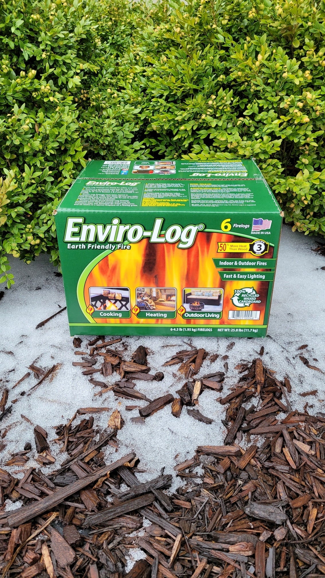 Enviro-Log Firelogs, 6 Count, 25.8 lbs J292888