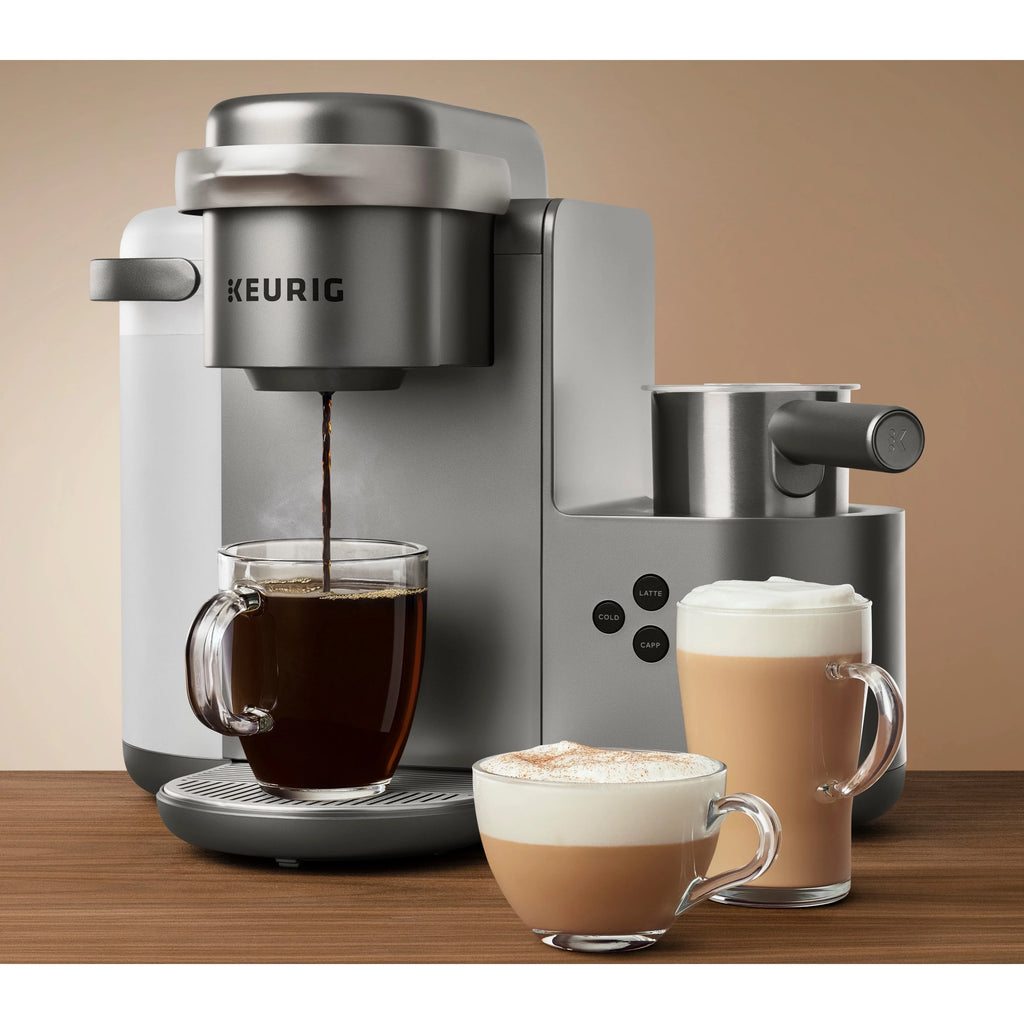 Keurig K-Cafe Special Edition Single Serve K-Cup Pod Coffee, Latte and Cappuccino Maker, Nickel N34174