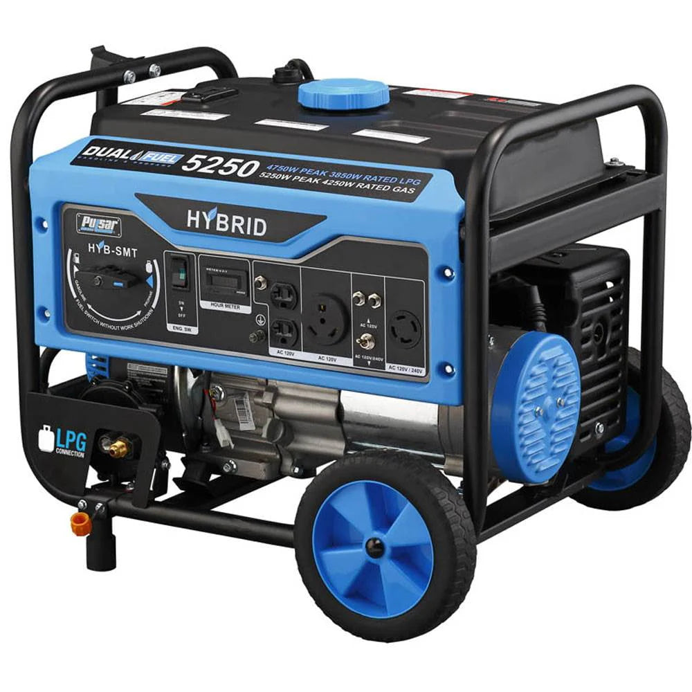 Pulsar 5250 Watt Portable Gasoline and Liquid Propane Generator G2110