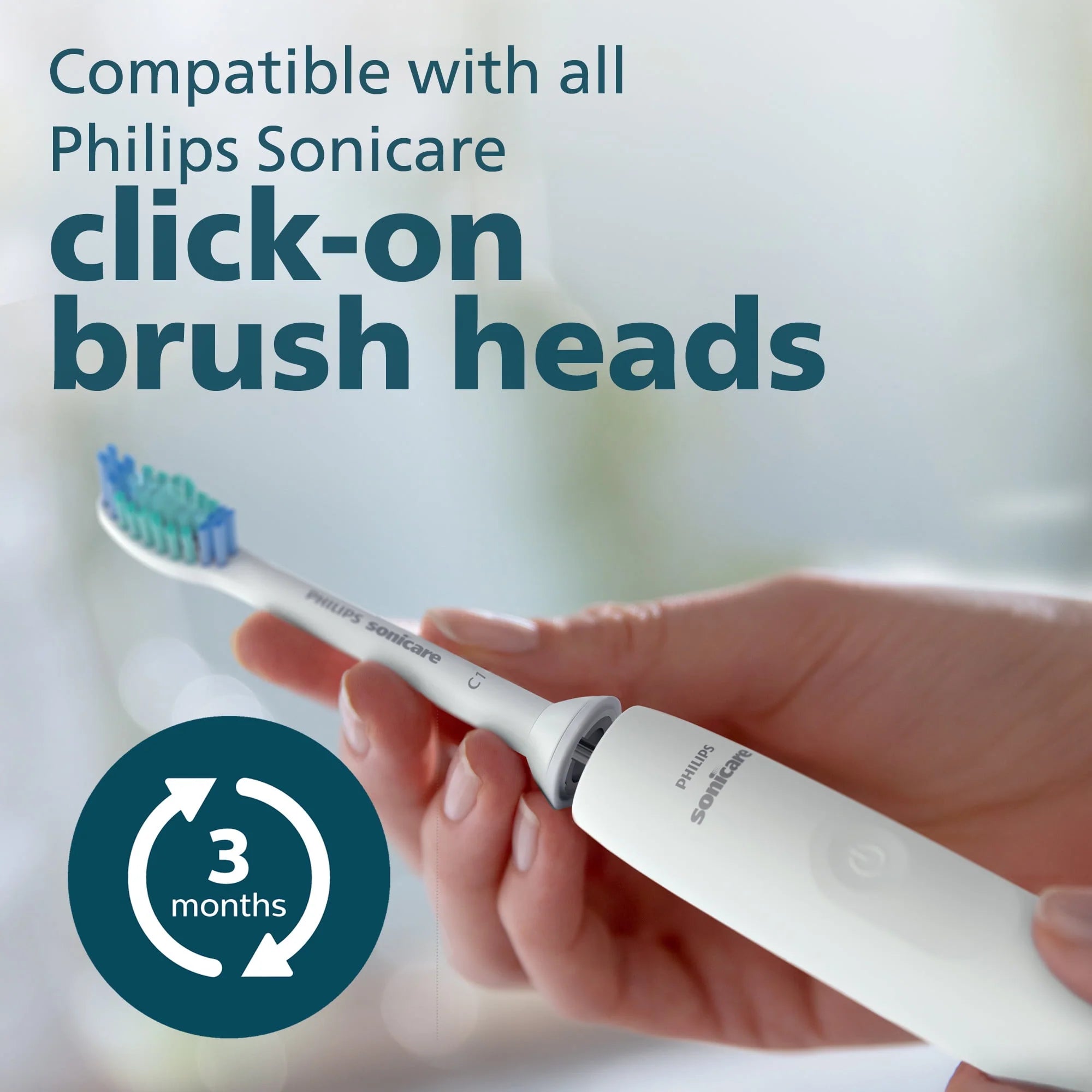 Philips Sonicare 3100 Rechargeable Electric Toothbrush with Pressure Sensor, White U255