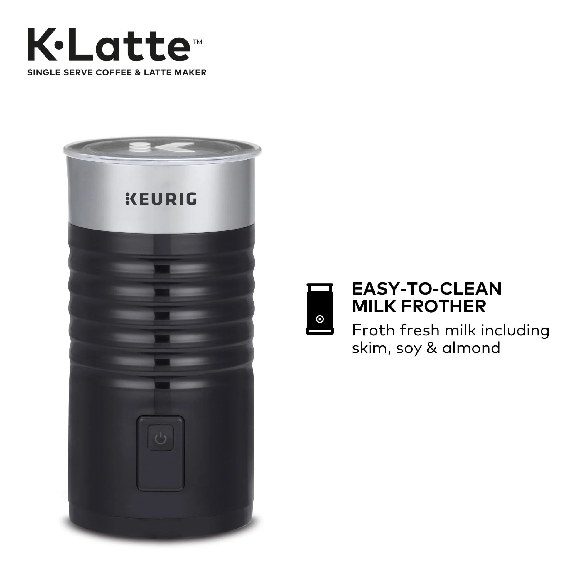 Keurig K-Latte Single Serve K-Cup Coffee and Latte Maker, Black W4344
