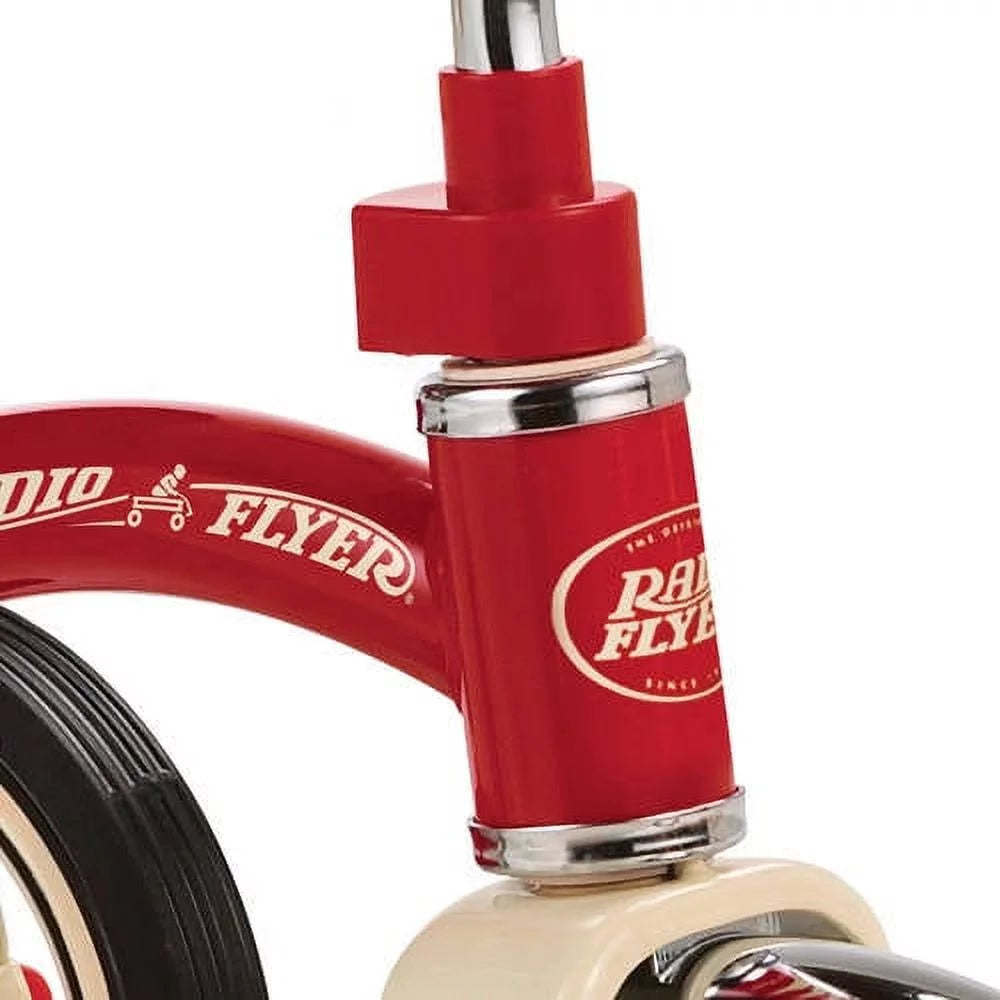 Radio Flyer Classic Red Dual Deck Tricycle, 12 Front Wheel J519