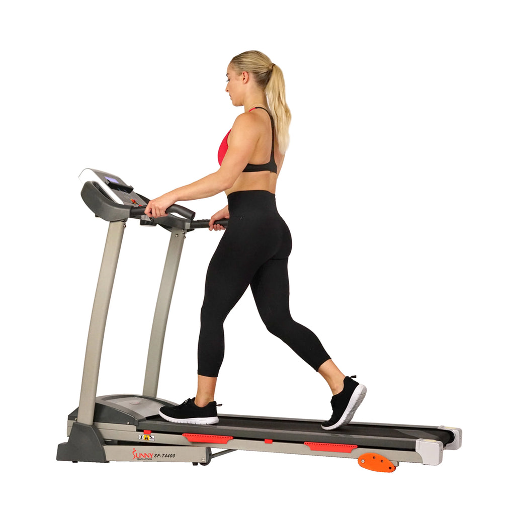 Sunny Health & Fitness Folding Treadmill with Manual Incline SF-T4400 P36194