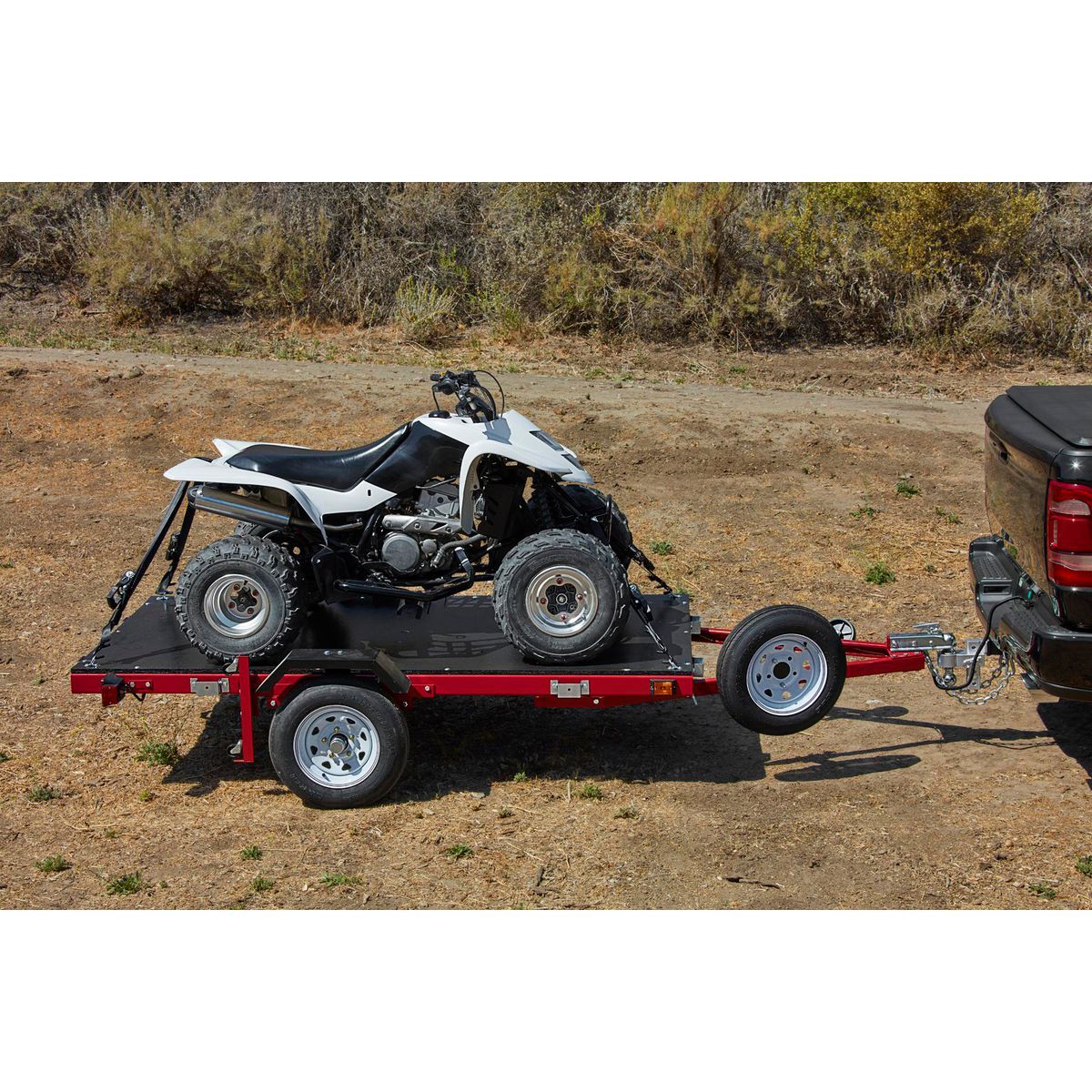 HAUL-MASTER 1720 lb. Capacity 4 ft. x 8 ft. Folding Trailer K33488