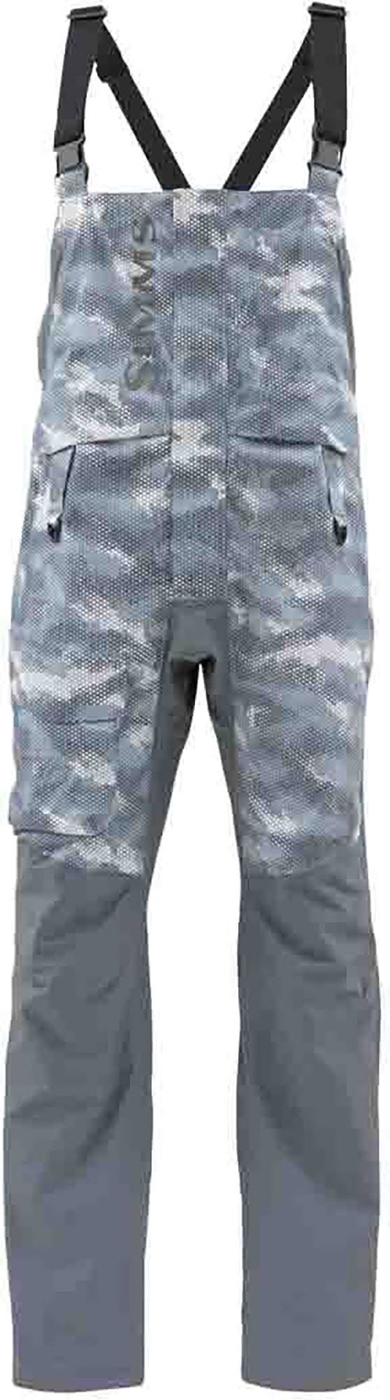 Simms Challenger Bib S Hex Camo Storm C91045
