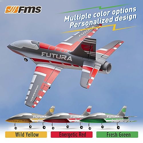 FMS RC Jets Futura 64MM EDF Sport Jet Green PNP G413549