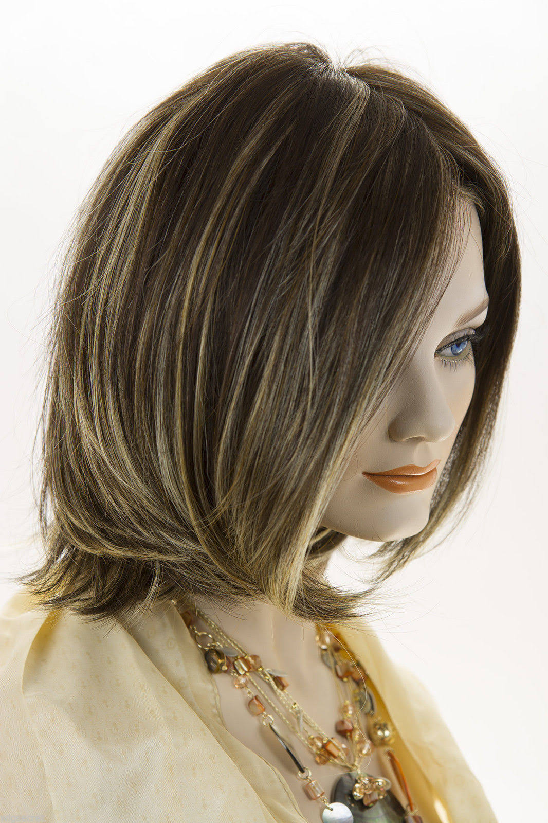 Alia by Alia Medium Lace Front Mono Jon Renau Straight Wig - Light Gold Brown T71109