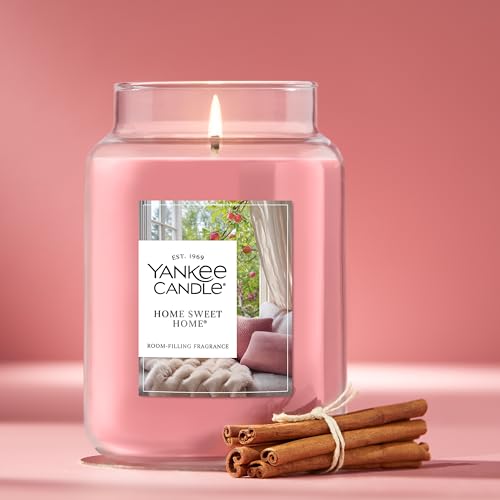 Yankee Candle Sugared Cinnamon Apple Scented Candle, 22oz Large Jar V569036