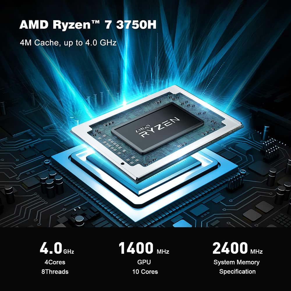 Beelink SER3 Mini PC AMD Ryzen 7 3750H Windows 11 Pro Desktop, 8GB RAM 256GB SSD O166567