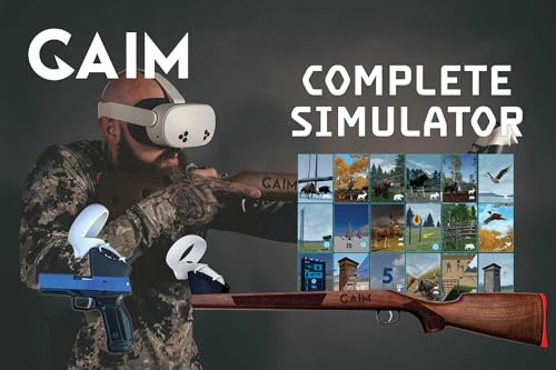 GAIM Complete Virtual Reality Simulator Hunting and Sport Shooting Laminate Stock Edition Z1969