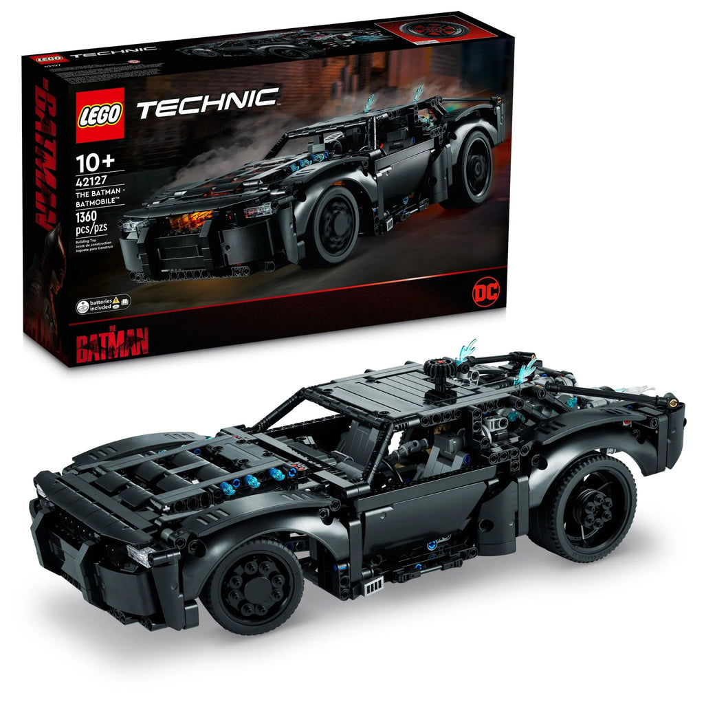 LEGO Technic THE BATMAN 锟紺 BATMOBILE 42127 Model Car Building Toy, 2022 Movie Set, Superhero Gifts for Kids and Teen Fans with Light Bricks