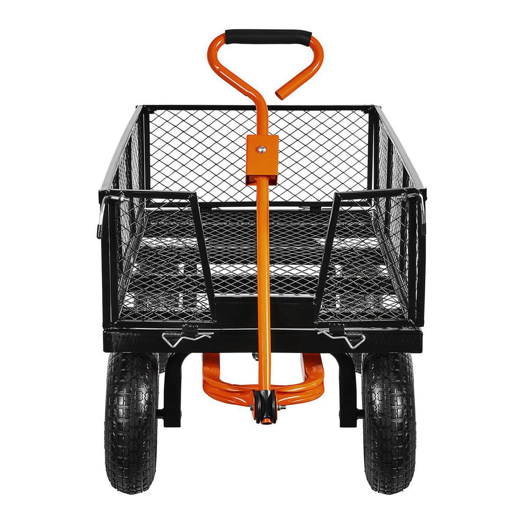 Steel Utility Cart 1200 lb Capacity with Removable Sides R5280