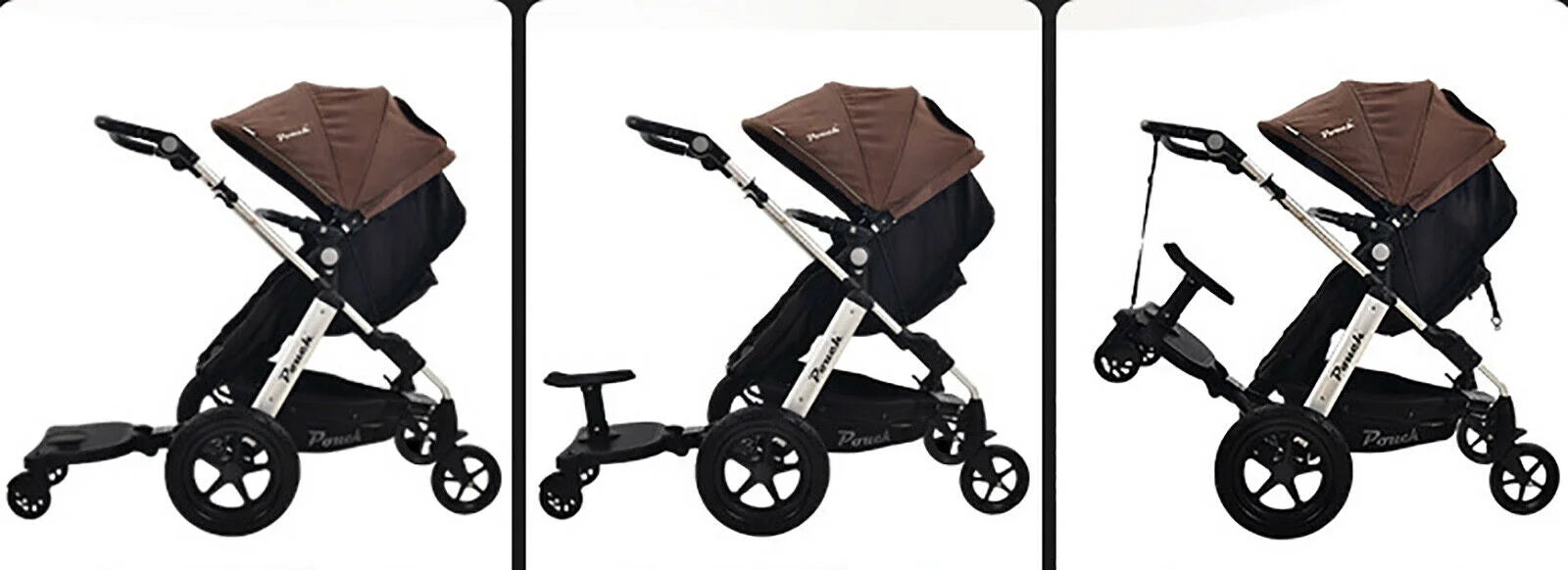 TOOL1SHOoo Universal 2-in-1 Stroller Ride Board with Detachable Seat W77866