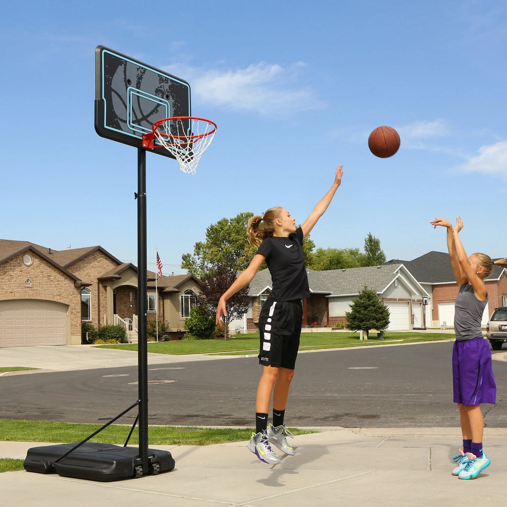 Lifetime Adjustable Portable Basketball Hoop, 44 inch HDPE Plastic Impact A80209
