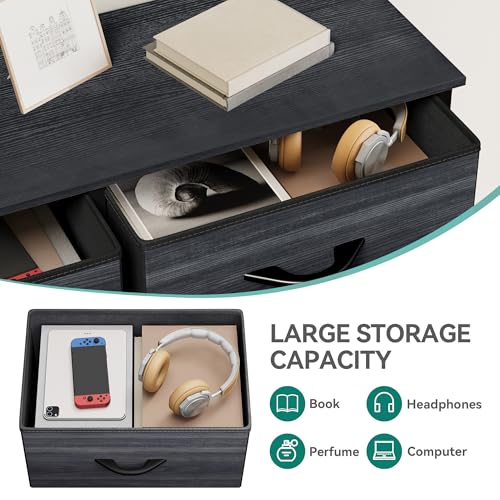 YITAHOME 10 Drawer Dresser Fabric Storage Tower with Steel Frame D314444