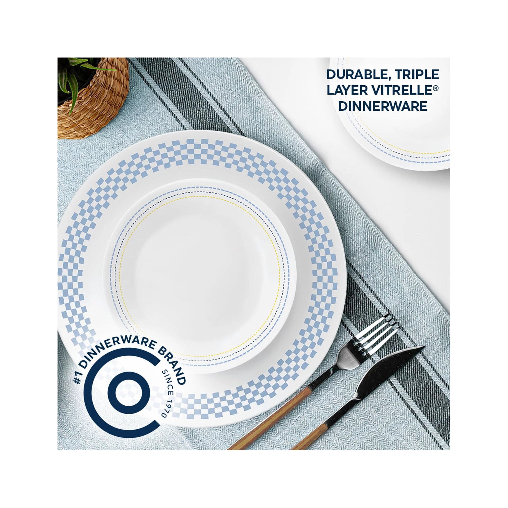 Corelle Amelia 12-Pc Dinnerware Set, Serves 4 V6855