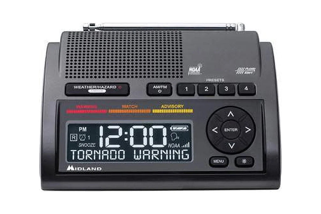 Midland WR400 utilizes Digital S.A.M.E. (Specific Area Message Encoding) Technology, USB Output New