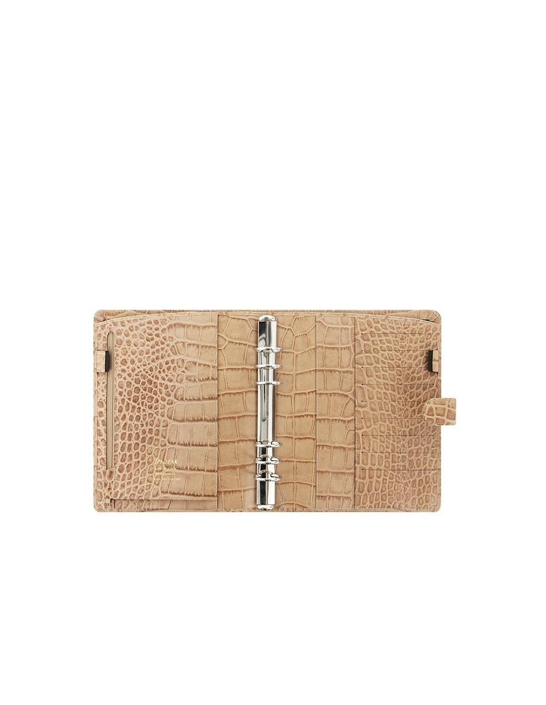 Filofax Classic Croc Fawn A5 Organizer C73237