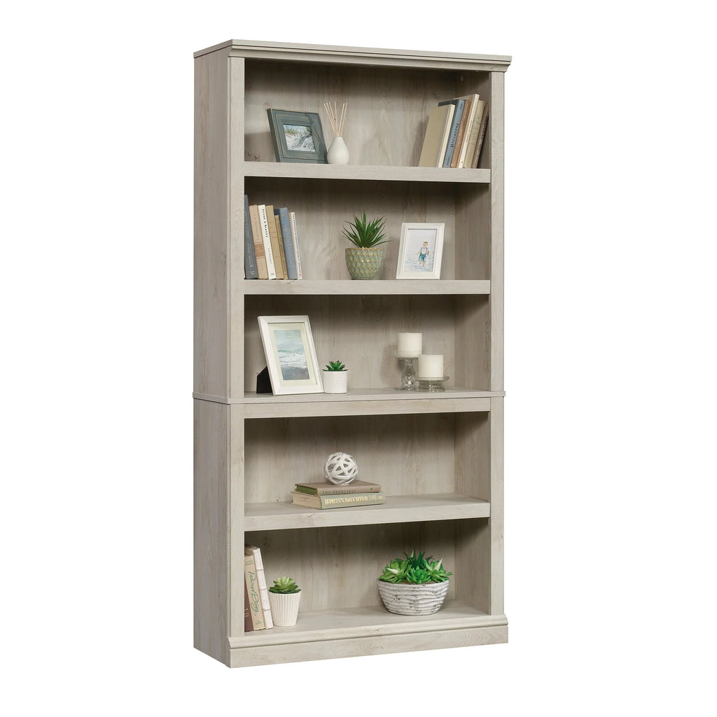 Sauder Select 5-Shelf Bookcase, Chalked Chestnut Finish O1929