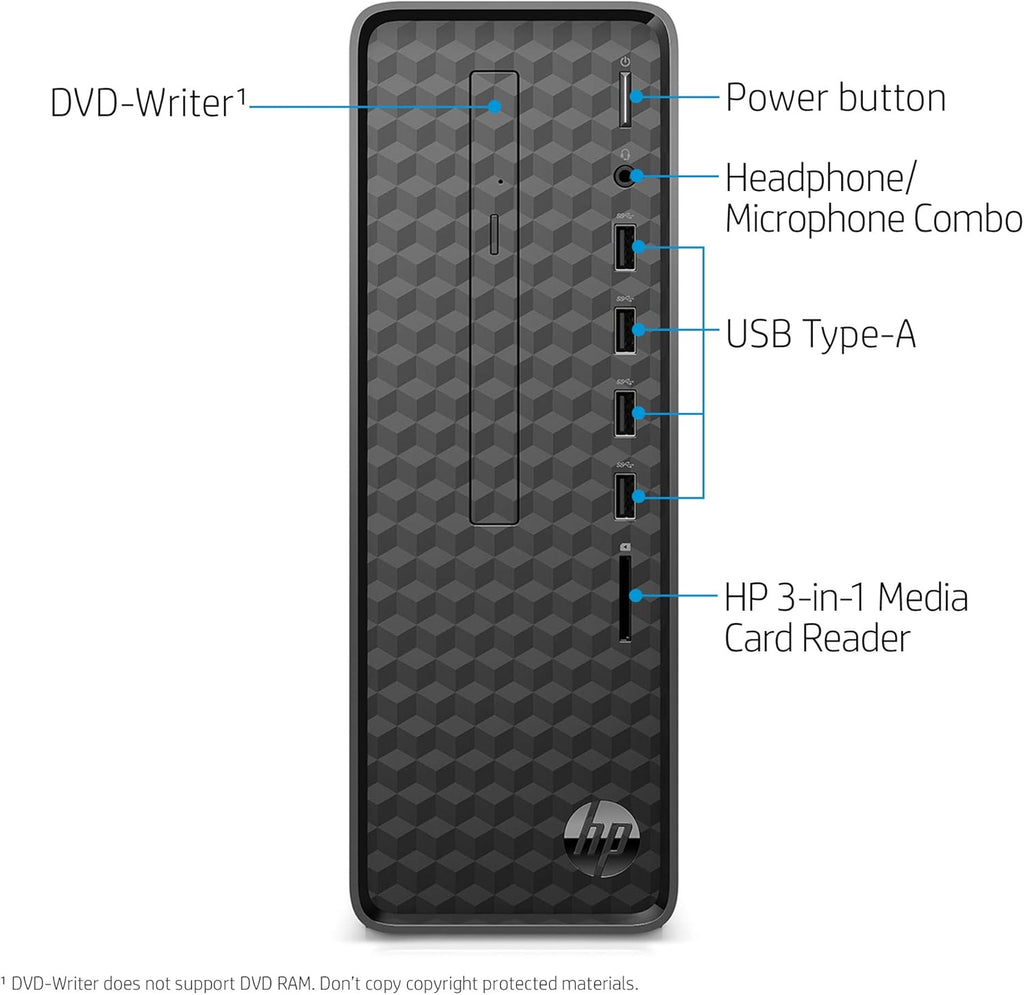 HP Slim Desktop AMD Athlon Gold 3150U 8GB RAM 256GB SSD Windows 11 Z28362