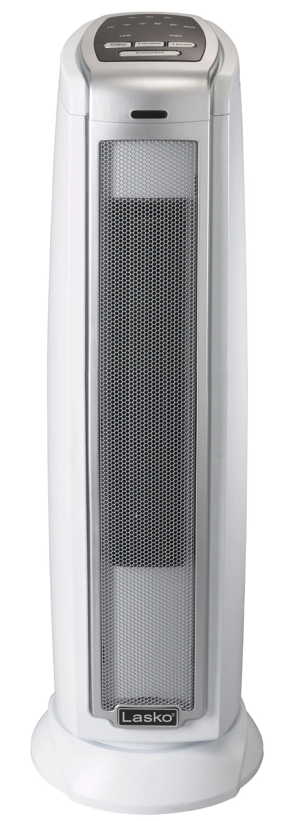 Lasko 1500W Electric Oscillating Ceramic Tower Heater with Remote, Black P523519