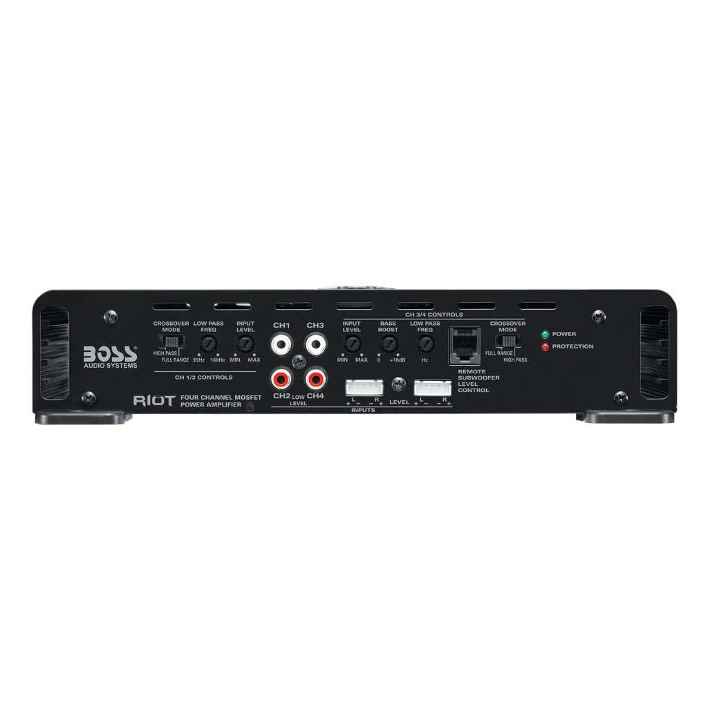 BOSS Audio Systems R3004 Riot Series 4 Channel Car Amplifier J9226