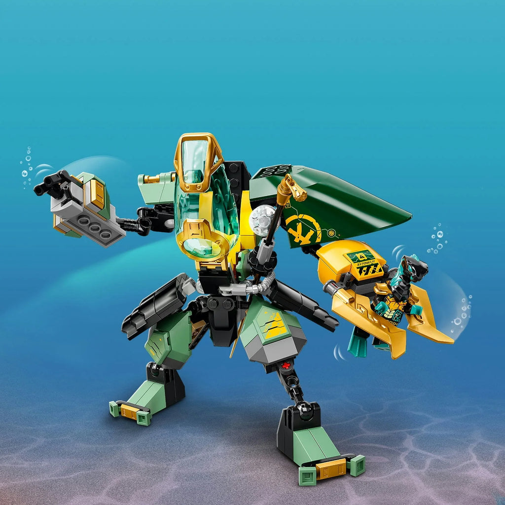 LEGO NINJAGO Lloyd's Hydro Mech 71750 Building Toy with Lloyd Minifigure, 228 Pieces Z7143