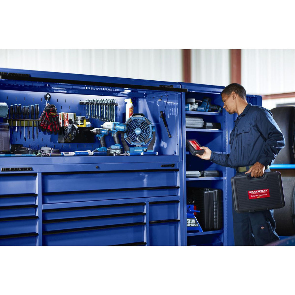 U.S. General 22 in. End Locker, Series 3, Blue Y30292