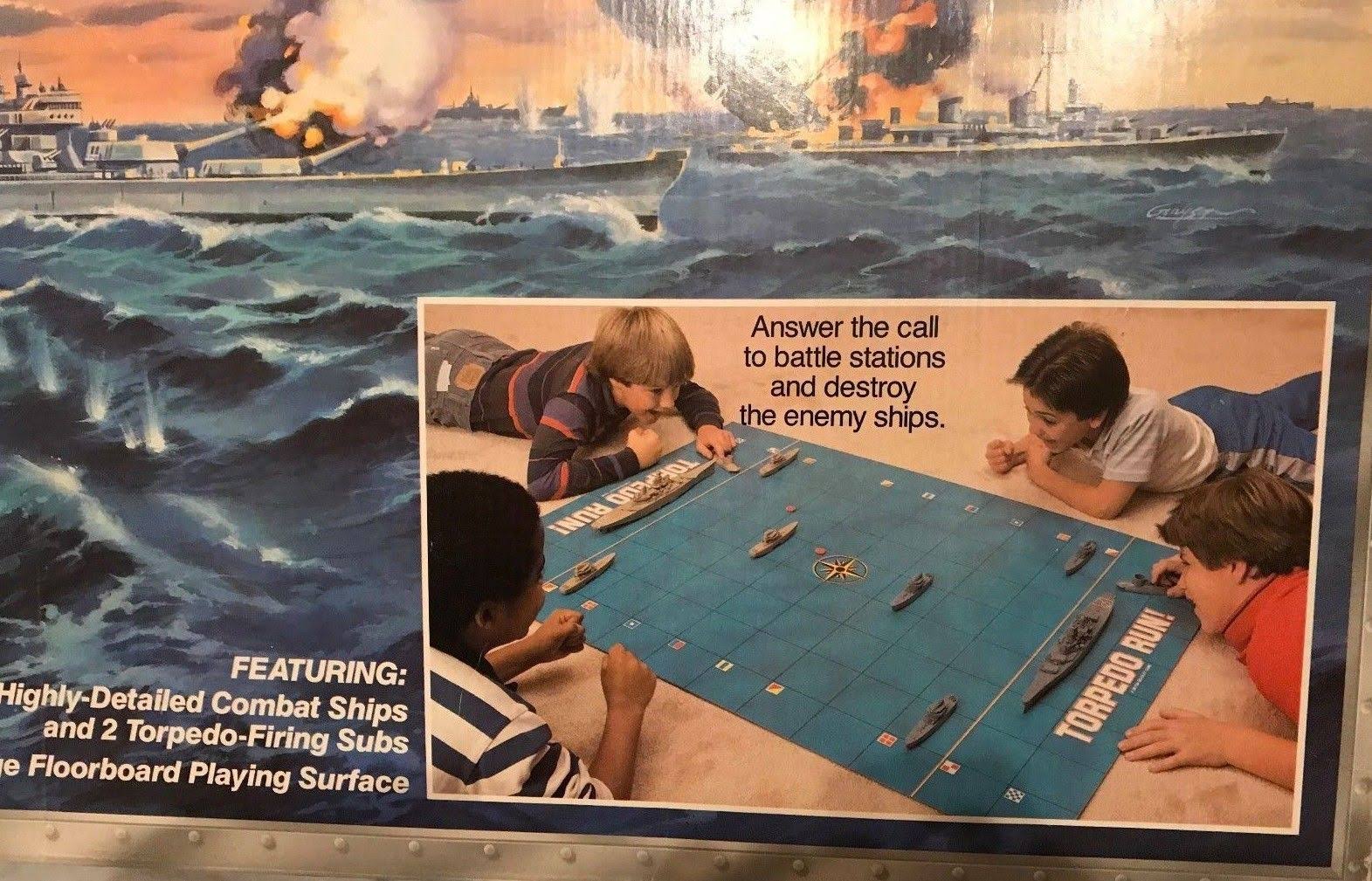 Torpedo Run Game - 1986 - Milton Bradley L1023
