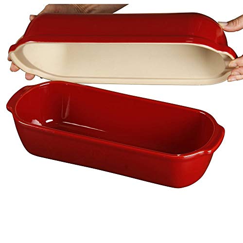 Emile Henry Italian Bread Loaf Baker Burgundy M509152