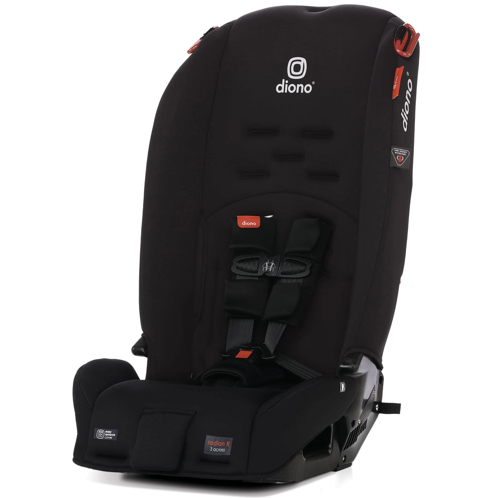 Diono Radian 3R All-in-One Convertible Car Seat, Slim Fit 3 Across, Black Jet