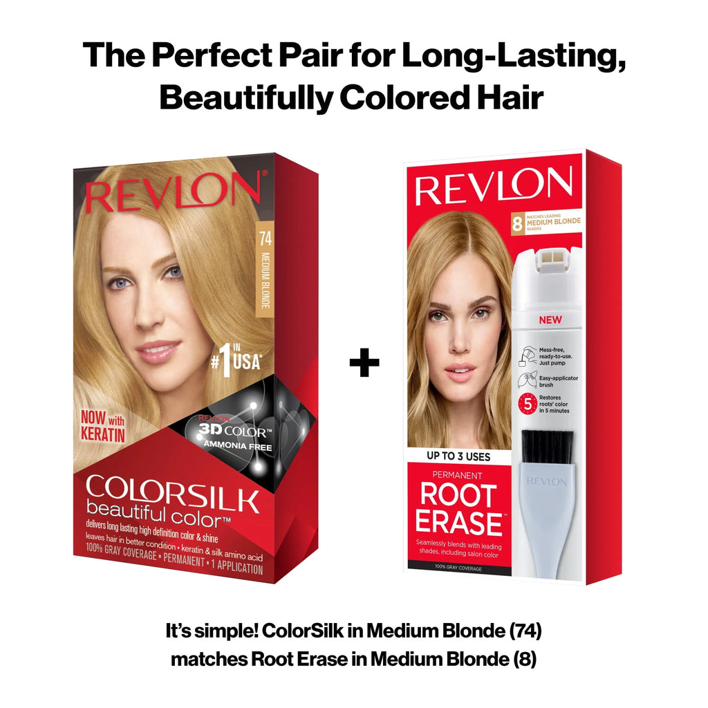 Revlon ColorSilk Permanent Hair Color, 81 Light Blonde E75631
