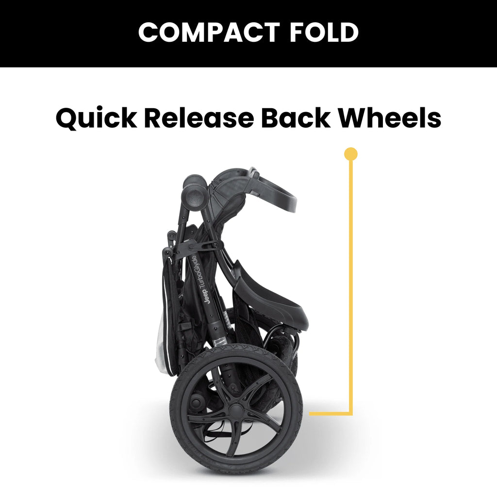 Jeep TurboGlyde Jogging Stroller by Delta Children, Black J18008