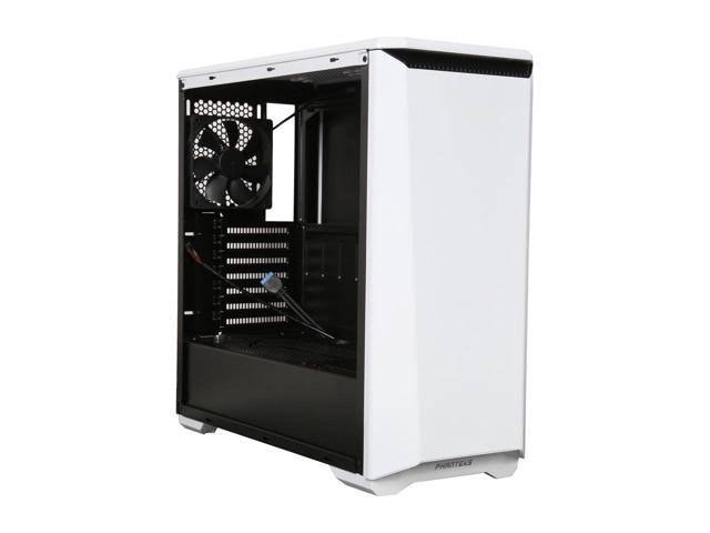 Phanteks Eclipse P400S Silent Edition ATX Mid Tower Case, Glacier White D74164