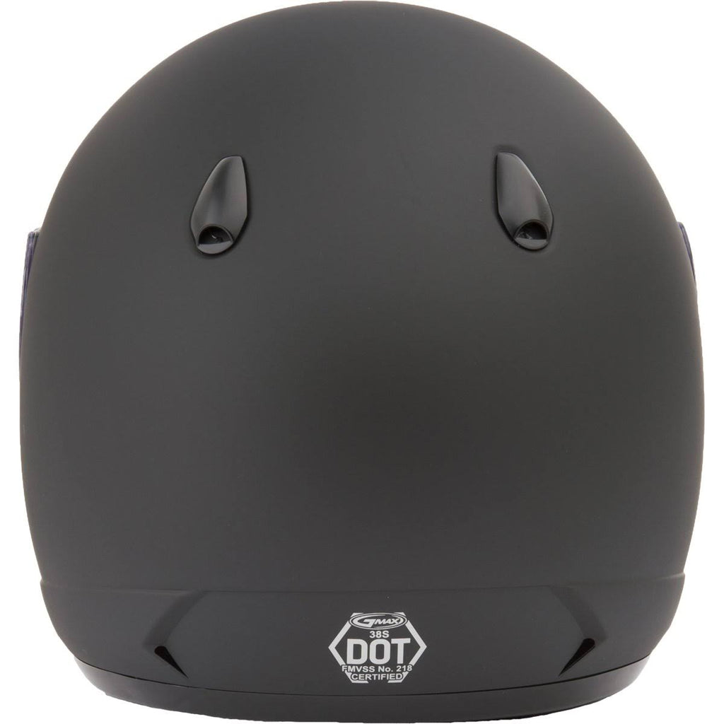 GMAX GM-38 Full Face Helmet Black F29333