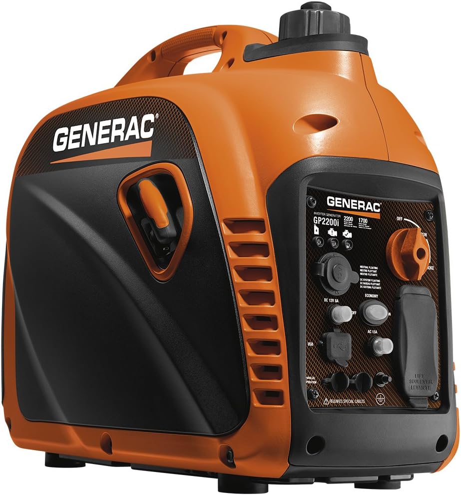 Generac GP3500iO Inverter Generator - 3500 Starting Watts, RV Ready I499