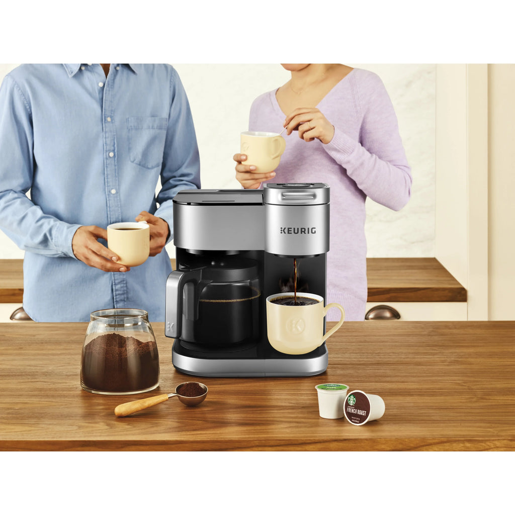 Keurig® K-Duo Special Edition Single Serve & Carafe Coffee Maker, Silver H954