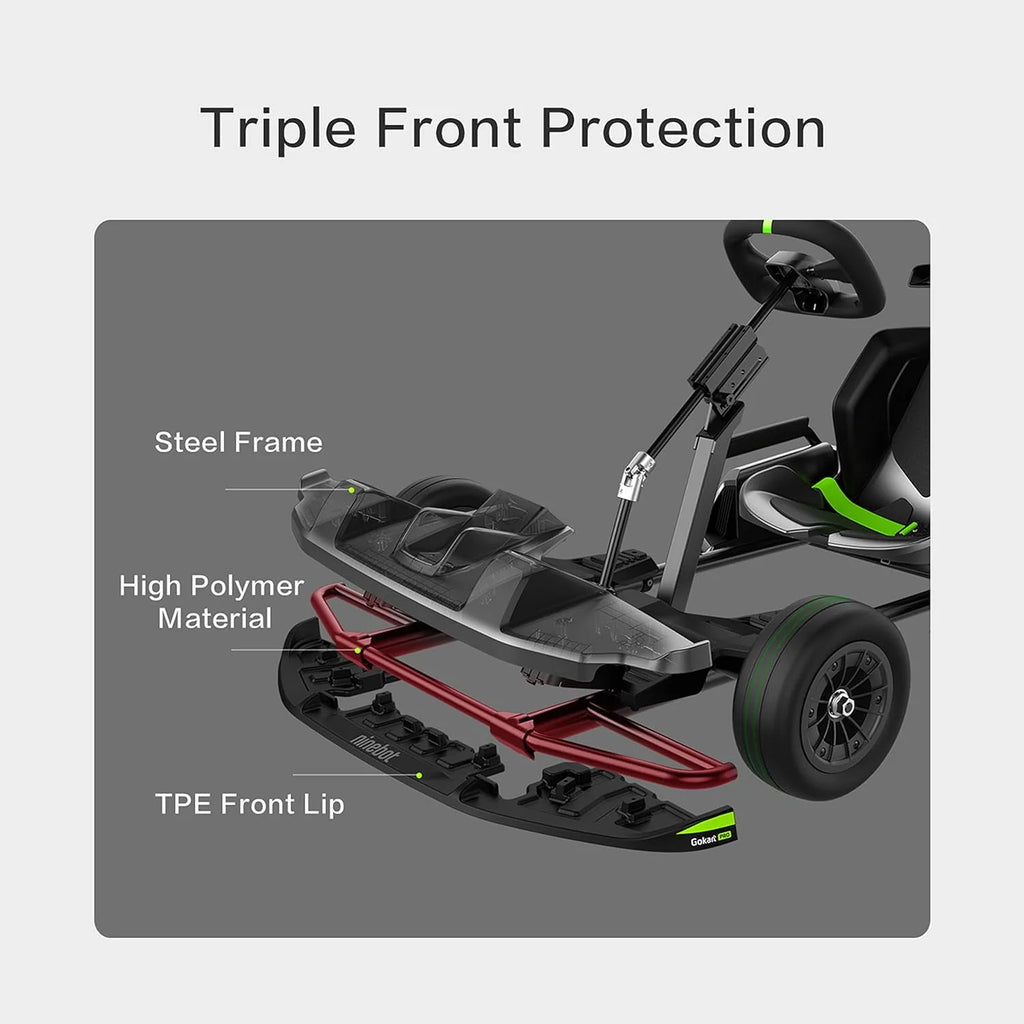 Segway Ninebot Electric GoKart Pro, 23 Miles Range, 15.5MPH, Black P52653