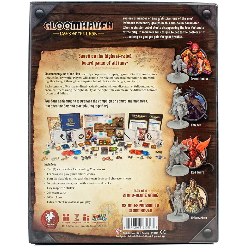 Gloomhaven: Jaws of The Lion Board Game J158