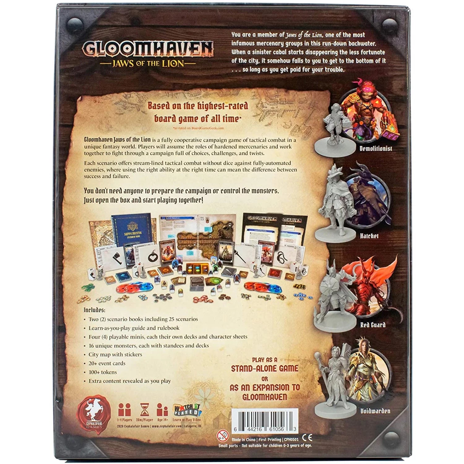 Gloomhaven: Jaws of The Lion Board Game J158